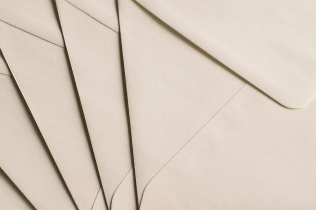 Printed courier envelopes